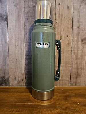 STANLEY Classic Vacuum Thermos Coffee Insulated Hot or Cold Quart  Stainless