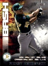 2020 Stadium Club Bash and Burn #BAB9 Rickey Henderson OAKLAND ATHLETICS A's