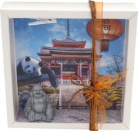 Geldgeschenk Verpackung China Asien Urlaub Reise Geldverpackung Buddha