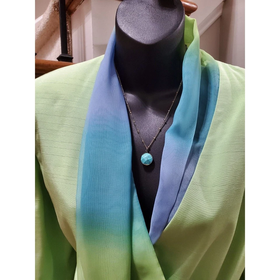 Blazer y falda para mujer Laura Henson verde poliéster manga larga traje de 2 piezas 12 Foto 3 de 4