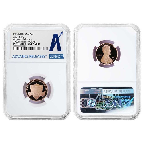 2021-S US Silver Proof Set NGC PF70UC Advance Releases - Picture 8 of 8