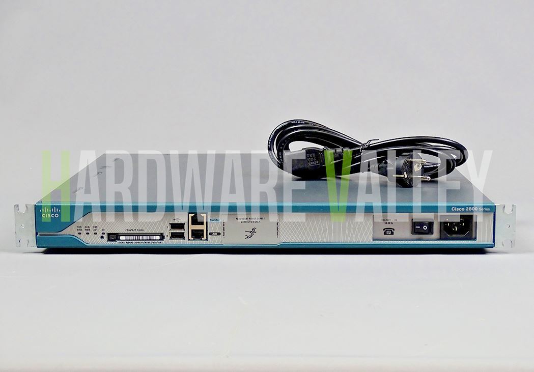 Routeur Cisco 2811-V/K9 Voice Bundle, 16 Ports LAN, 1U, Neuf