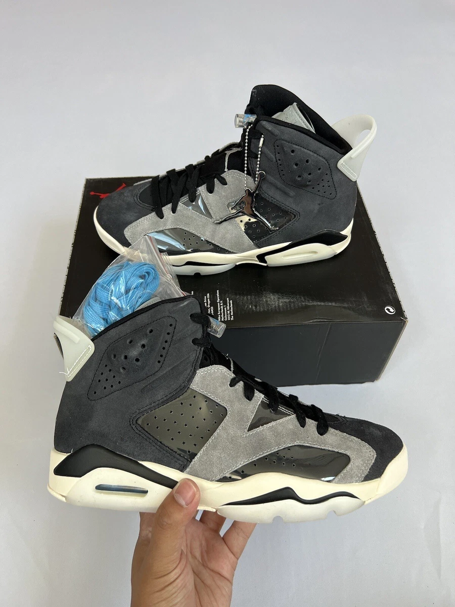 Nike Air Jordan 6 Retro Tech Chrome Black Silver CK6635 001 Women s 9.5 Men s 8
