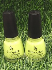 China Glaze Nail Lacquer W Hardeners  Polish 1723 Tropic Like It's Hot ~ 2 pcs