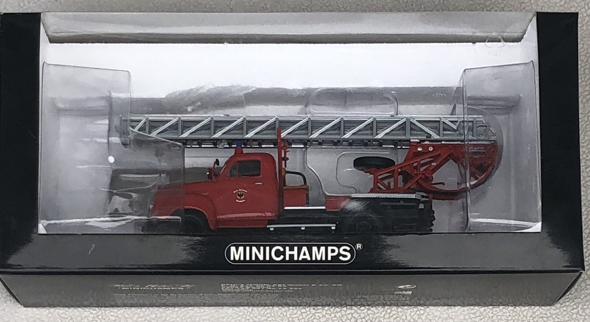 Minichamps Opel Blitz Firetruck Ladder DL18 1:43 - New Unopened