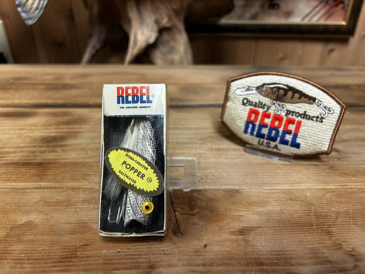 ルアー・フライ Rebel Wind-Cheater Popper Rebel Wind-Cheater Fishing Lure for sale online | eBay