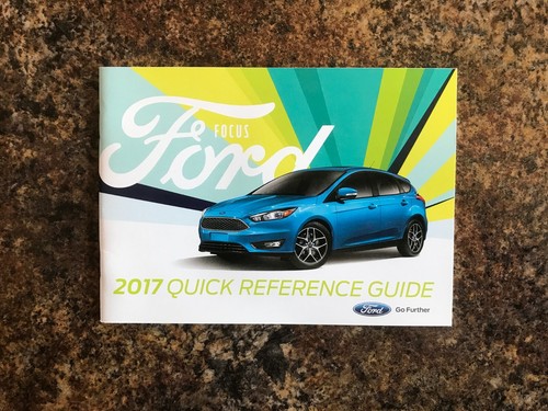 2017 Ford Focus ST Owners Manual w/ Navigation & Case w/ Supplements -#G-H-I-J-K - Picture 4 of 5