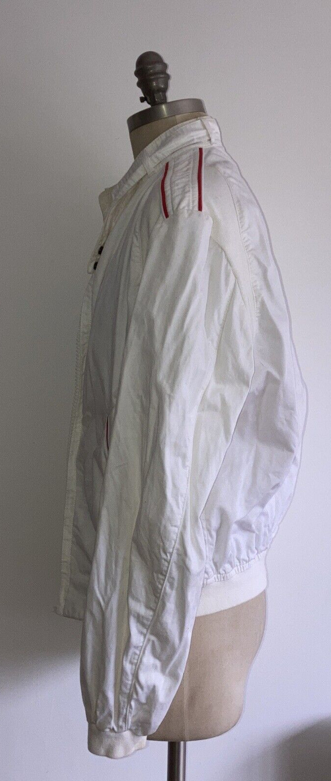 Men's Vintage Rare Dolce & Gabbana White Cotton Sporty Jacket Size 34, 38 7