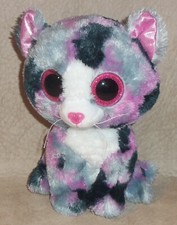 Medium Ty Beanie Boos Buddy Lindi The Cat Kitten 9" Buddies Plush Stuffed 2016