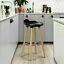 thumbnail 5  - Breakfast Bar Stool Compact Kitchen Padded Stools High Chair Seat Home Barstool
