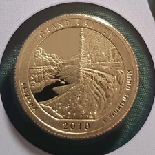 2010 S Grand Canyon Quarter Proof from US Mint Proof Set America The Beautiful