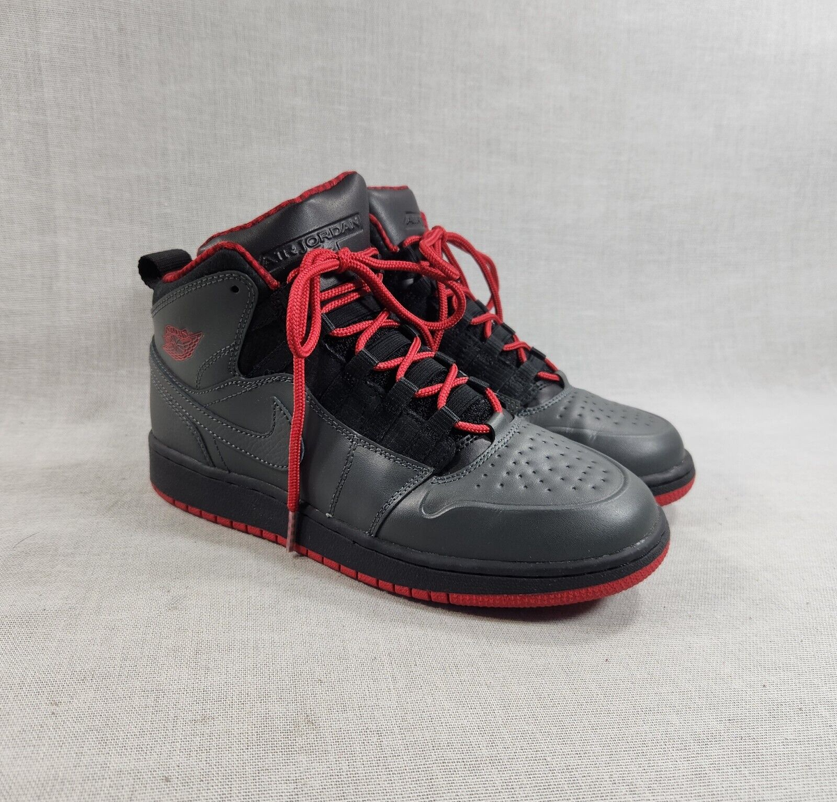 Air Jordan Retro ’94 Anthracite/Gym Black Red Shoes Sneaker Youth Size 6Y