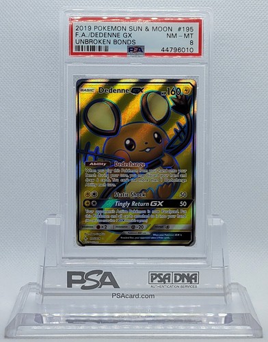 Dedenne-GX graded PSA 8 for sale on eBay