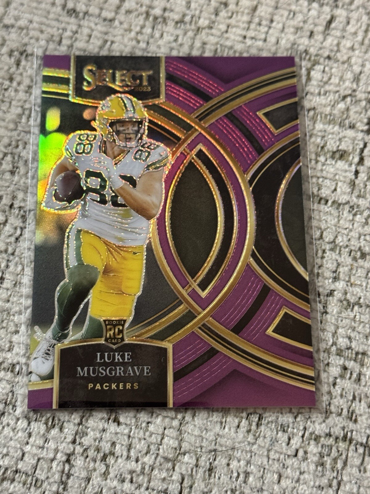 2023 Luke Musgrave Panini Select Purple Rookie RC /75 #166