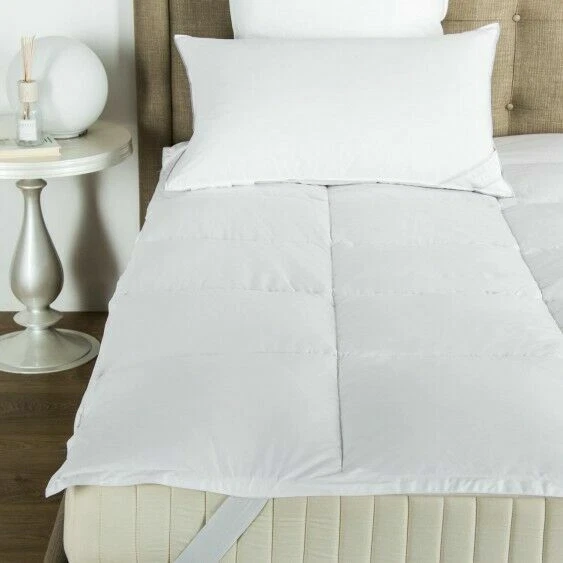 $1700 NEW Frette CORTINA TOPPER Mattress Pad The Down Filler White QUEEN