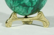 Sphere Display Stand Brass / Gold color Small Size