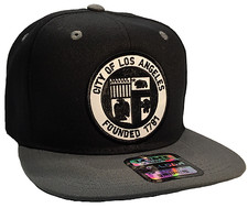 City Of Los Angeles Founded 1781 Black/Dark Grey Snapback