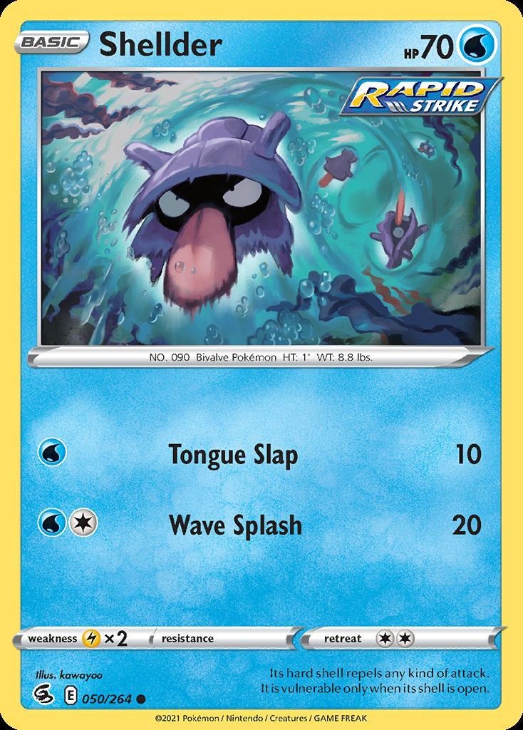 Pokemon Shellder (50/286) Fusion Strike NM