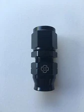 X170 3/8" Tube To Female -6 AN Adapter W/ Brass Ferrule Black compression