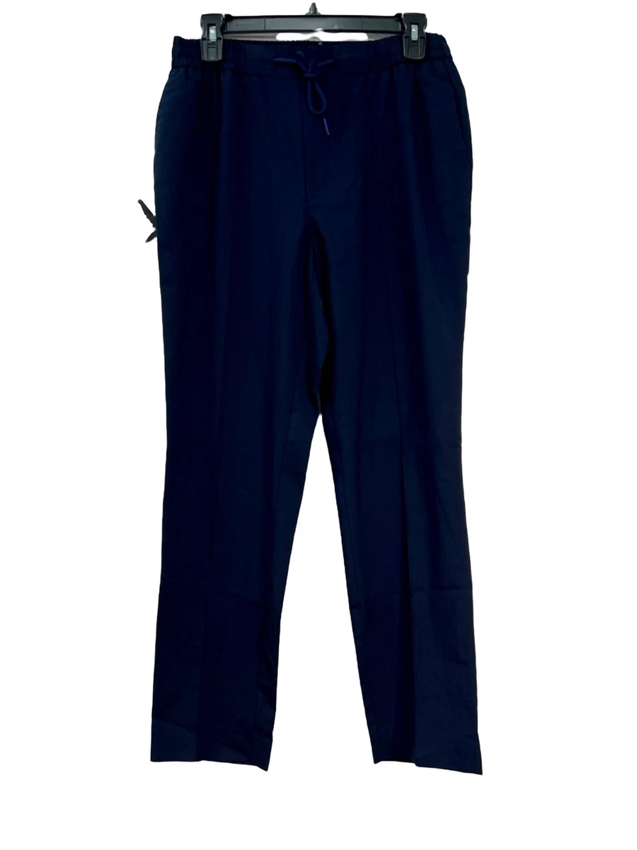 NWT TOPMAN Size US 32L Slim Crop Skinny Smart Trousers Navy MSRP
