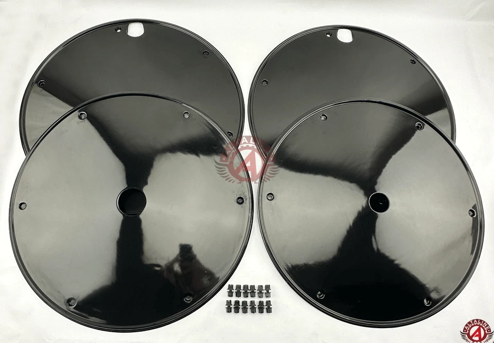 26 Zoll ALTALINE Fahrrad ABS Felgendeckel SCHWARZ.