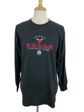 Lee Sport Chicago Bulls T Shirt L Men's Long Sleeve Black VF Imagewear Vintage