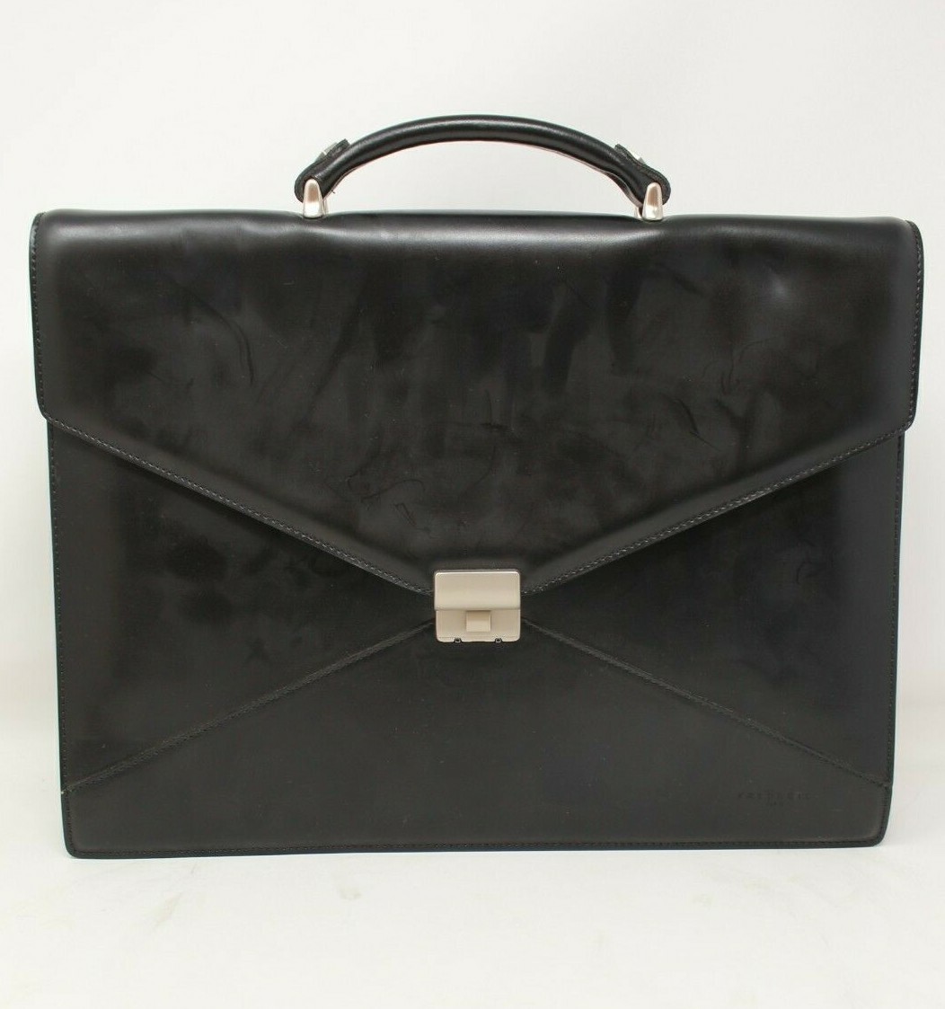 Frederic Paris Black Briefcase - image 2