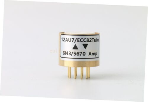 1pc gold plated 12AU7 ECC82 instead 6N3 5670 tube adapter - 第 1/4 張圖片