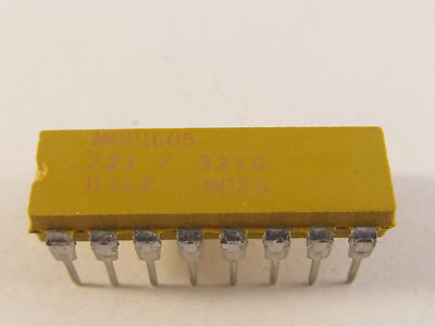 10 Stück DALE MDP1605-221-331G R-Netzwerk mit 12Paar 220+330 Ohm (AE19/7994)
