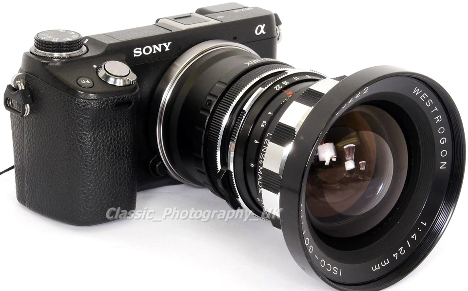 ISCO-Gottingen Westrogon 1:4 / 24 мм ультра широкоугольный объектив M42 + SONY E-крепление - Изображение 4 из 4