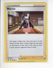 MARNIE SWORD & SHIELD BASE SET RARE NON-HOLO FOIL POKEMON CARD 169/202 NM/M