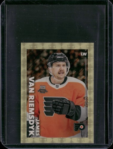 2022-23 Topps Chrome NHL Sticker #371 James van Riemsdyk SuperFractors 1/1