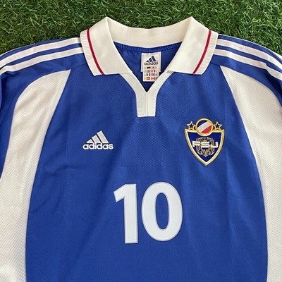Stojkovic - Yugoslavia 2000 2001 Official Jersey Shirt Kit – US M