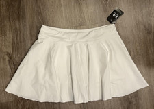 Under Armour Motion Skort Girls XL White Pleated Athletic Tennis Skirt Shorts