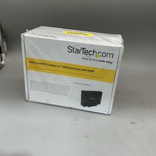 Startech USB 3.0/eSATA Trayless 3.5" HDD Enclosure with UASP S3510BMU33ET New