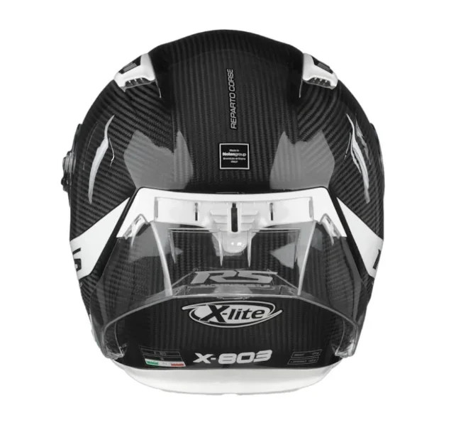 X-Lite Motorcycle Helmet X-803 RS U.C Hot Lap White 014 Rear