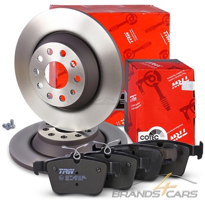 TRW BREMSSCHEIBEN +BELÄGE HINTEN FÜR AUDI A3 8V SEAT SKODA SUPERB 3 VW PASSAT B8