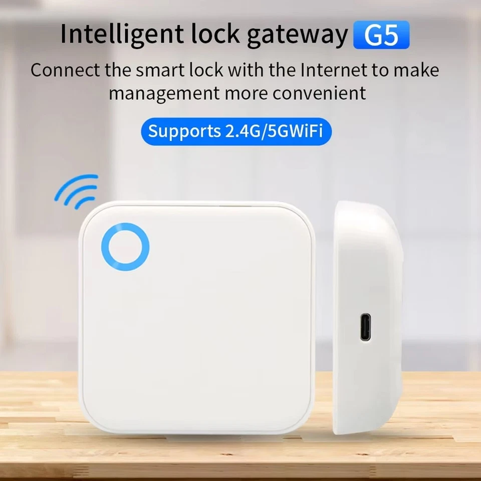 WIFI Gateway G5 Bluetooth Mesh Door Lock Gateway Hotel Lock Hub P4O15405 - Image 2 of 4