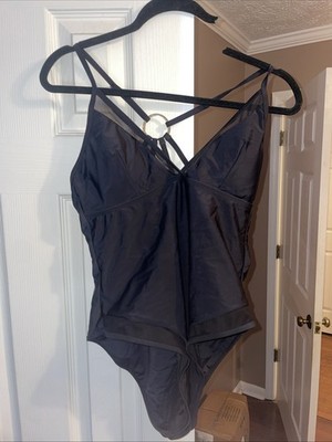 Cupshe Women's One Piece Black Size Large Swimsuit NWT