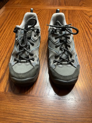 LOWA TEMPEST Low VIBRAM Hiking Wmn 8 EU 39.5  Trail Gray LEATHER BLUE SILVER