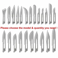Dental Disposable Scalpel Blades Medical Sterilized Carbon Steel Blade #10-#24