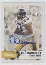 2016 Classics Legends Significant Signatures 4/99 Dermontti Dawson Auto HOF 3n1