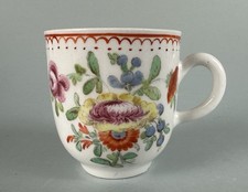 Bow c1765 Coffee Cup Antique English Porcelain