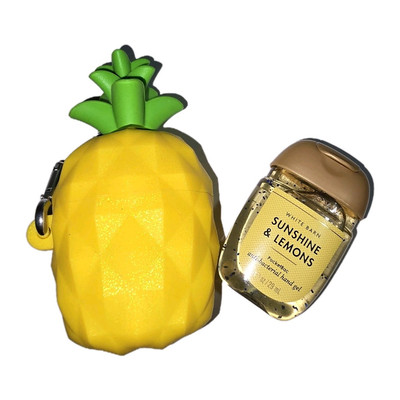 Bath and Body Works Pineapple Hand Sanitizer Holder With 1 Pocket Bac Sanitizer 