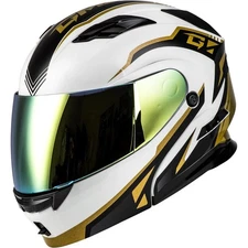 GMax Metallic White/Gold/Black MD-01 Volta Modular Helmet M101381296