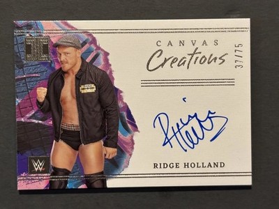 2023 Panini Impeccable WWE - Canvas Creations Signatures Ridge Holland