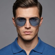 Tom Ford Sunglasses FT0772 28V 59mm Gio Men's Rose Gold Pilot-Aviator