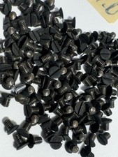 2x Rollei Camera Black Paint Trim Screws 2mm X 3.4mm 0124.87.0 Original Part NOS