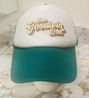 The Goodwin Brothers Bluegrass Band Trucker Hat OTTO Green White Snapback Cap
