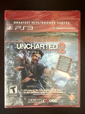 Uncharted 2 Among Thieves Game of the Year Edition Greatest Hits PS3 SEALED